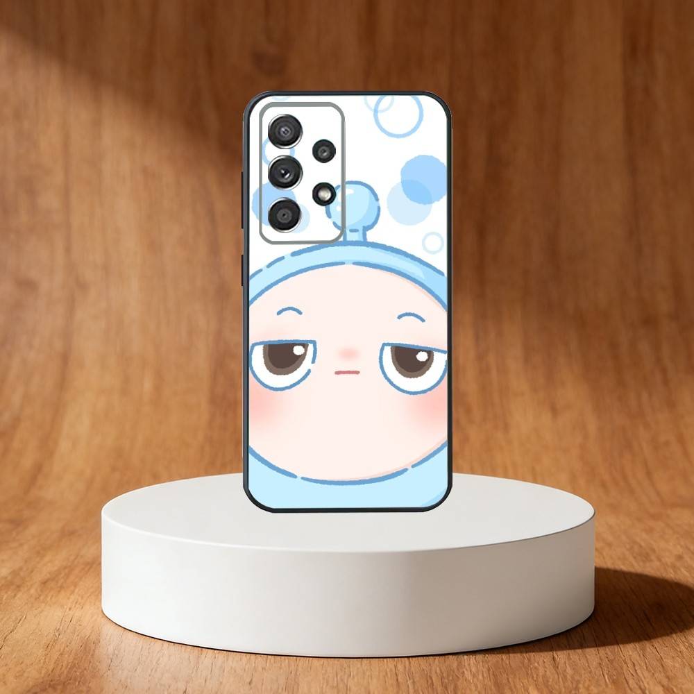 

Cute E-Eggy P-Party-EP Phone Case For Samsung S25,S24,S21,S22,S23,S30,Ultra,S20,Plus,Fe,Note,10,9,5G Black Cover Samsung S20lite5G