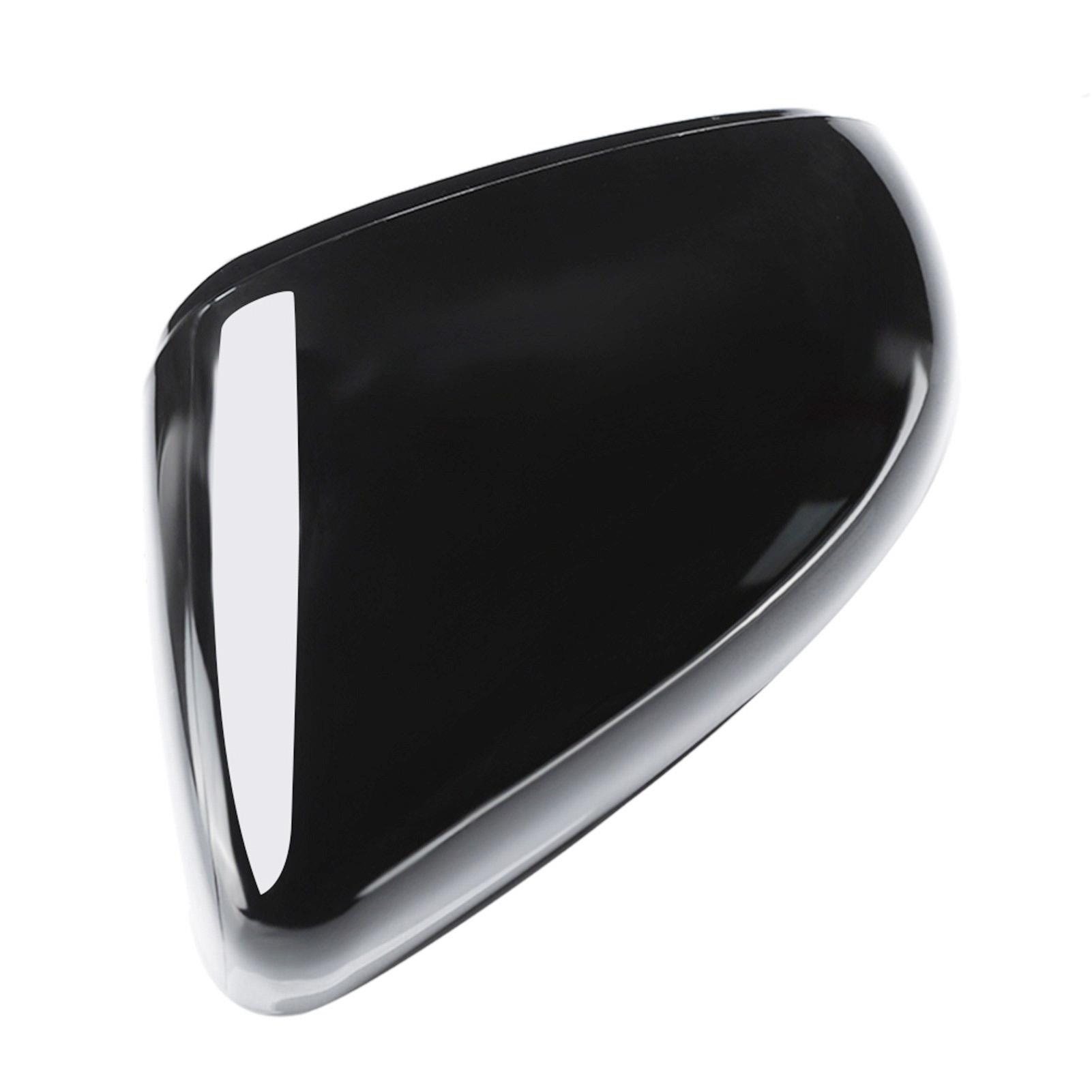 Black Car Mirror Housing , Glossy Black Decor , Lightweight ABS Material, Car Mirrors, sy Installation, Brand New