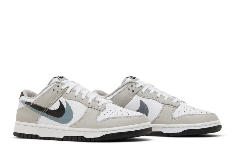 Men's Sneakers Nike Dunk Low Stencil Swoosh White/Light Stone/Black