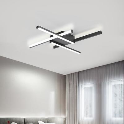 LED Line Ceiling Lights Modern Square Lamps For Living Room Bedroom Study Room Hotel Restaurant Interiors Decorative Luminaries