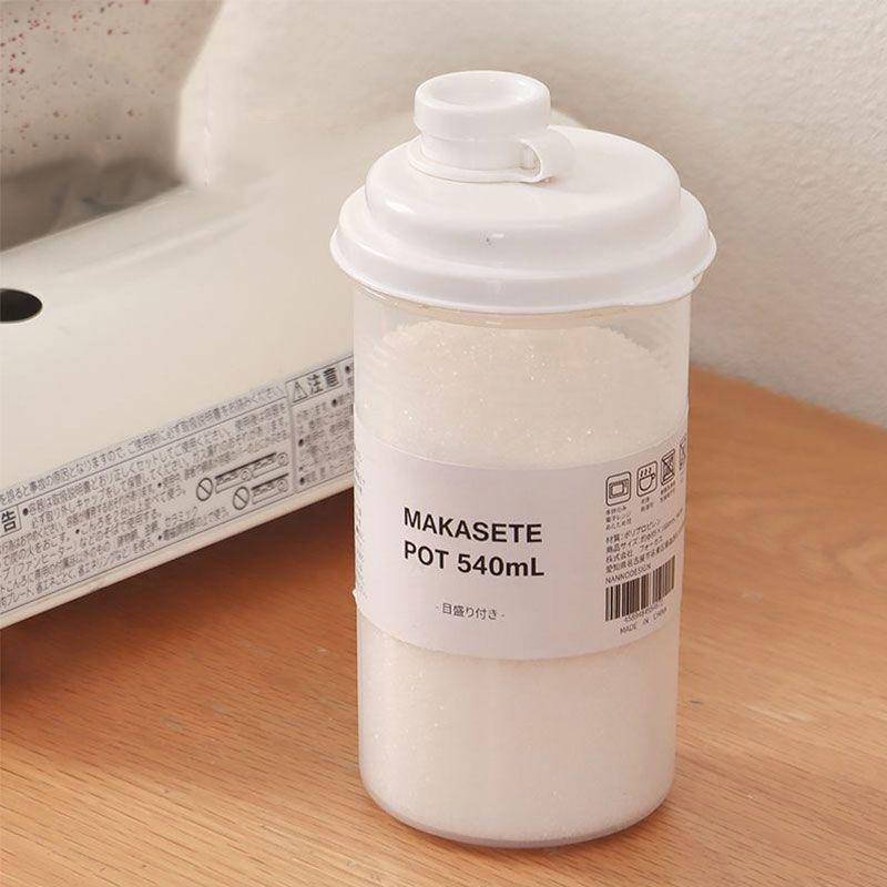 Storage Bottle White Granulated Sugar Sealed Storage Tank Kitchen Packaging Starch Special Storage Moisture-Proof Container