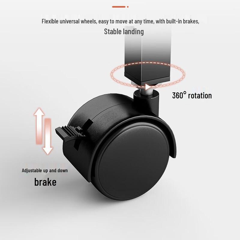 Changbaosen 2-Tier Mobile PC Tower Stand