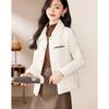 Fleeting Time Women's Simple Elegant Long-Sleeve Cropped Padded Jacket