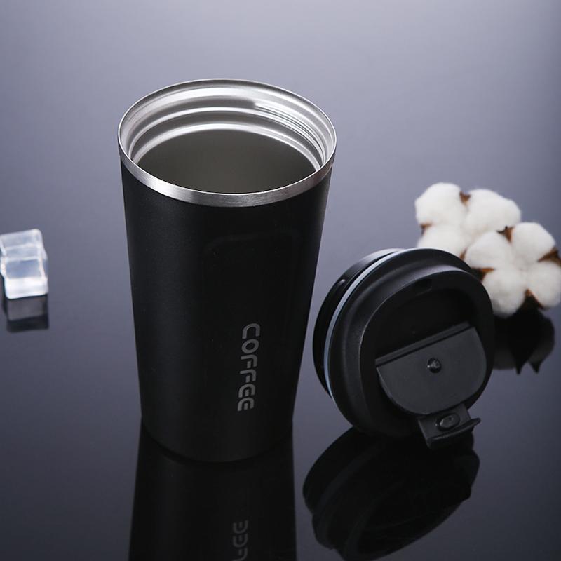 510Ml Water Bottle Leakproof Travel Thermo Cup Double Stainless Steel For Tea Water Coffee Mug Car Thermos Mug