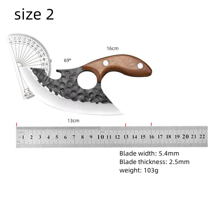 Nerezové kladivo Nůž na maso Řeznický sekáček Nůž pro grilování, piknik, kuchyni