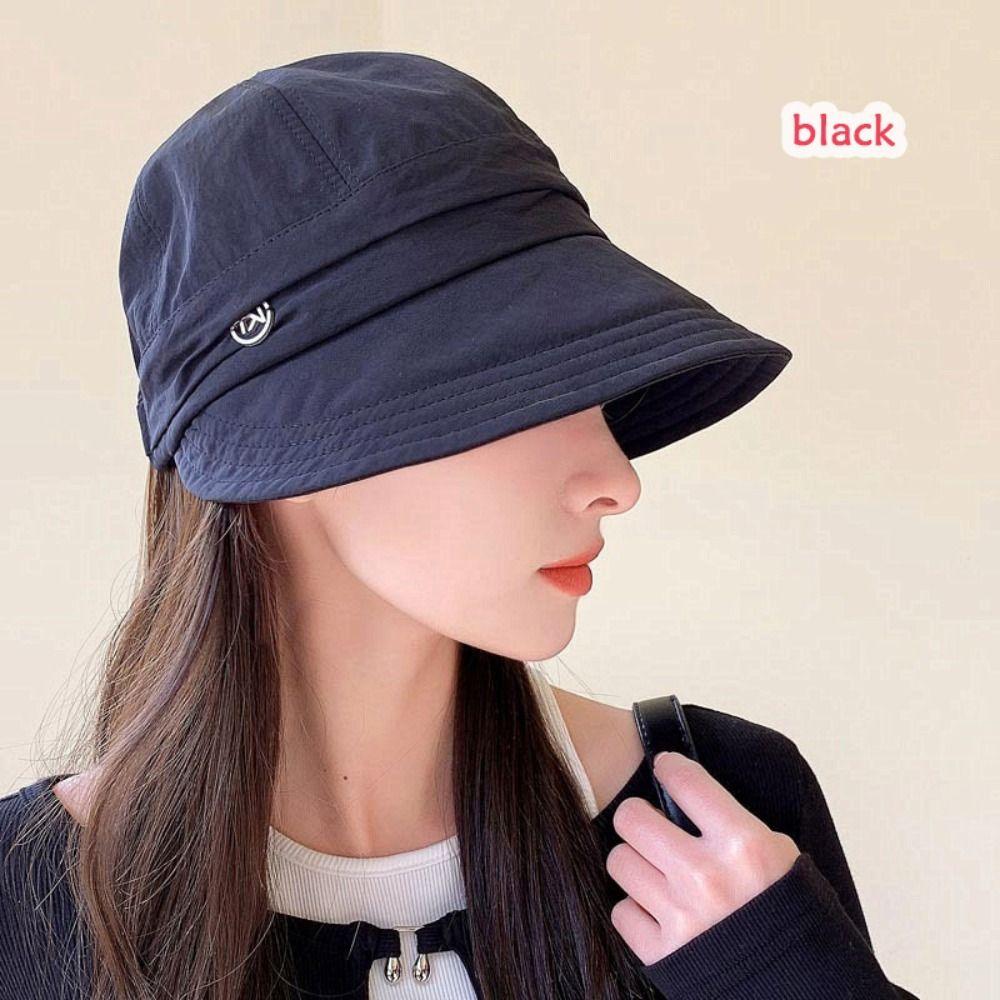Anti-UV Baseball Caps Big Brim Visor Cap Casual Sunshade Hat  Women Men