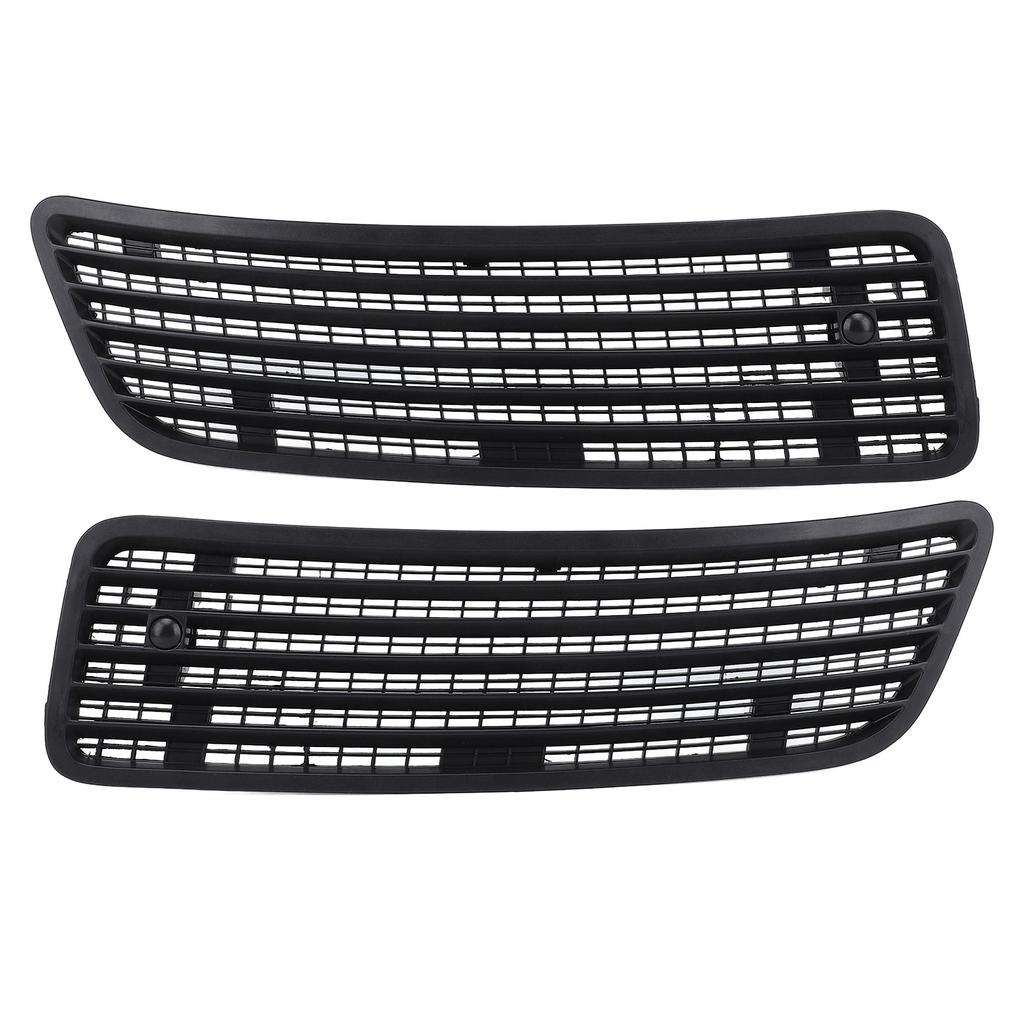 Hood Bonnet Upper Grill Vent Trim Enhanced Airflow Stylish Black Front Hood Air Vent Grille Cover Fo