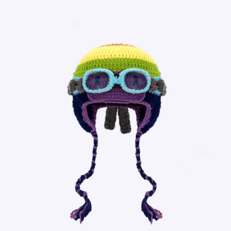 

Theme Knit Hat For Women With Sun Protection And Ear Cover For Winter And Fall Casual Wear