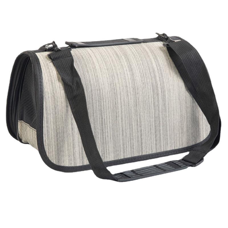 Breathable Pet Travel Bag: Hard Board Single Shoulder Carrier for Dogs & Cats