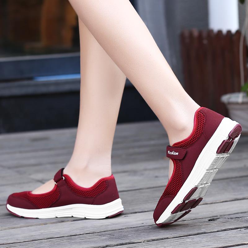 Sneakers for Women Casual Shoes Mom Shoes Walking Shoes Lightweight Breathable Middle-Aged and Elderly Women Shoes Nurse Shoes
