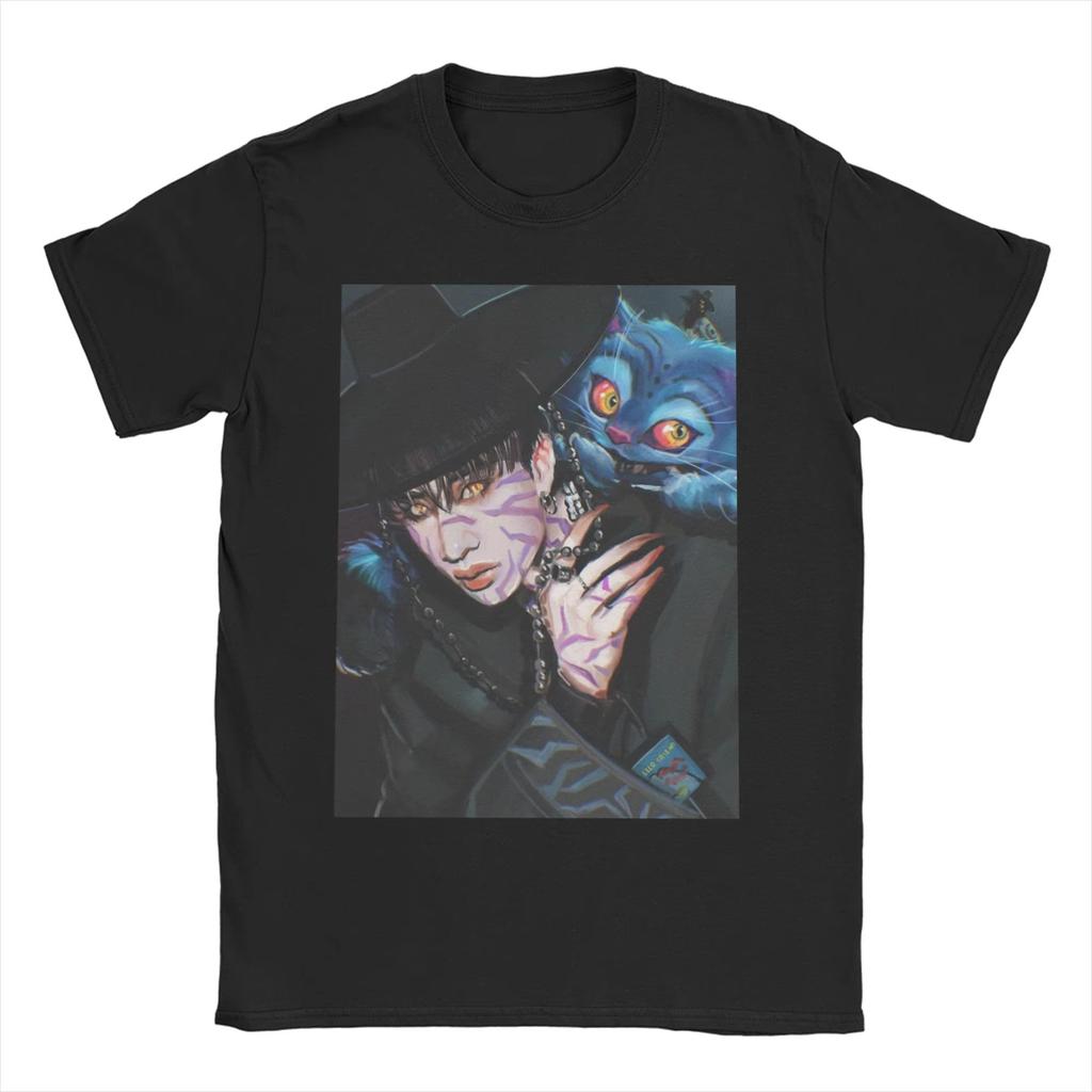 KPop Demon Hunters Blue Tiger for Men Women T Shirt Awesome Tee Shirt Short Sleeve Crewneck T-Shirt  Cotton Gift Idea Tee Tops