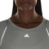 adidas T Shirt Women's Gray Green HM8097