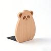 Anti-Slip Wood Book Stoppers Detachable Book Supports High Quality Wooden Bookends  School Office