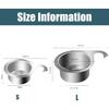 Stainless Steel Swan Sink Strainer Basket, Stainless Steel Draining Basket for Sink, Corner Swan Filter Basket for Residue and Storage,