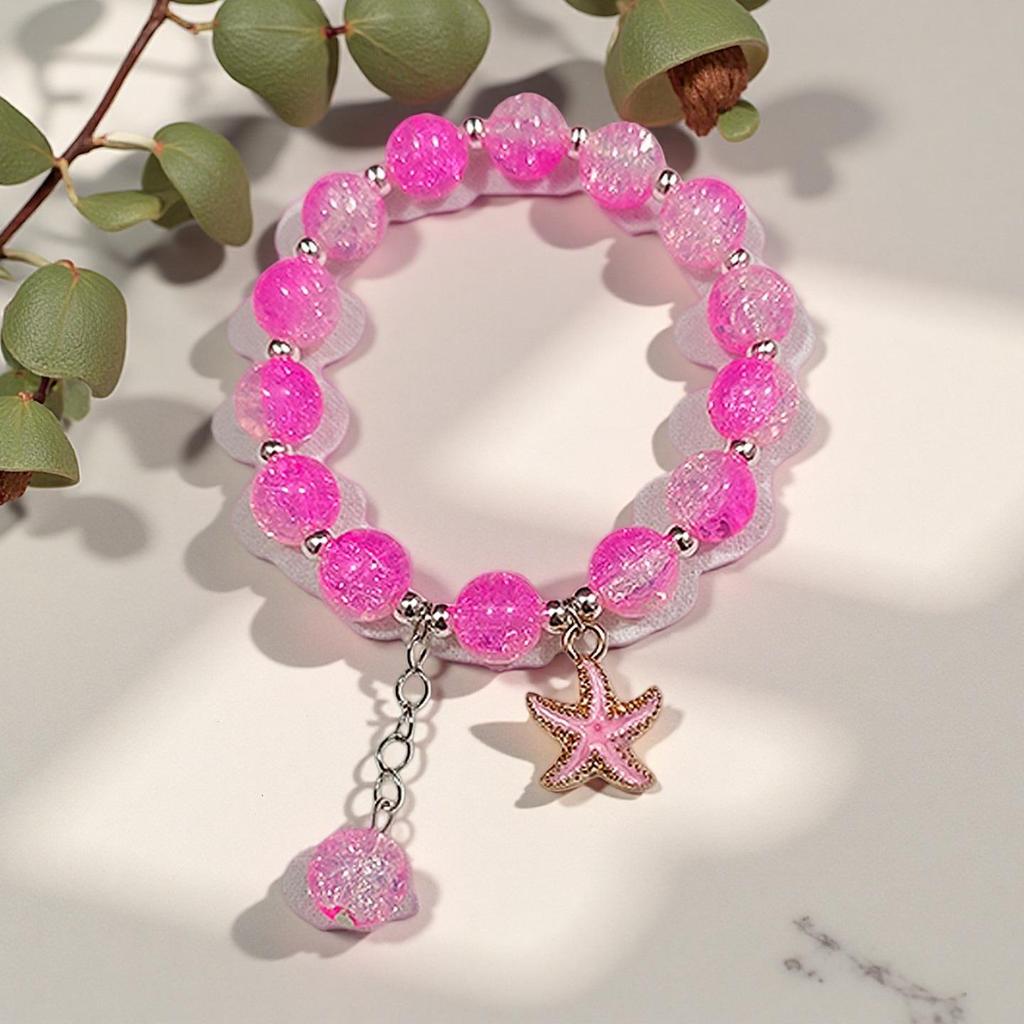 Butterfly Love Flower 10mm Handmade Beaded Bracelet - Original, Personalized, Exquisite Jewelry Gift for Friends and Newcomers