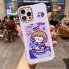 For iPhone 13 Pro Max Case Cute Clear Phone Case For iPhone 16 11 12 13 15 Pro Max XS XR X 7 8 Plus Wallet Card Bag Holder Cover