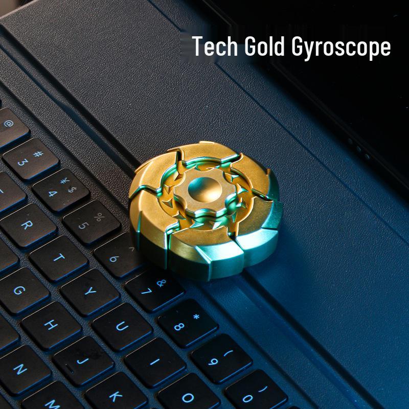 Black Tech Magnetic Armor Spinner: Explosive Fingertip Gyroscope for Decompression and Fun