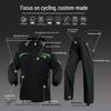 Qi An Ga Mian Adult Reflective Waterproof Cycling Raincoat and Pants Set