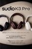 SUDIO K3 Pro Wireless Headphones Compatible Microphone Hybrid Active Noise Cancelling Playback (Black Onyx) (Bluetooth 6.0 / iOS/Android / /