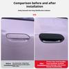 For Geely EX2 Door Handle Protective Cover ABS Scratch-resistant Door Bowl Handle Carbon Fiber Pattern Sticker Car Accessories