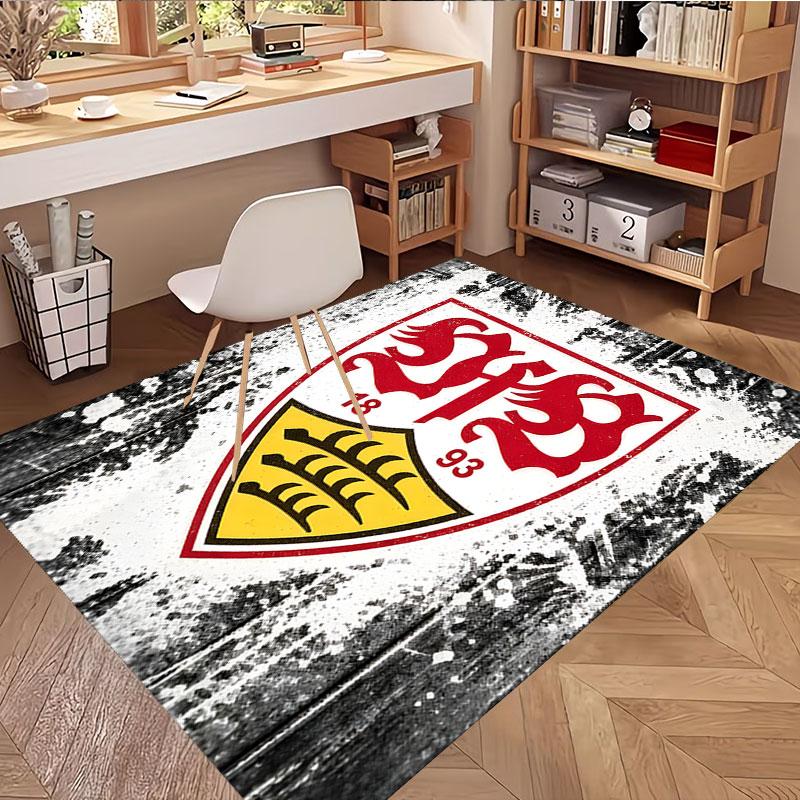 VfB Stuttgart Print Rug, Washable Floor Carpet, For Entryway Dorm Laundry Room Office Study, Home Decor Birthday Christmas Gift