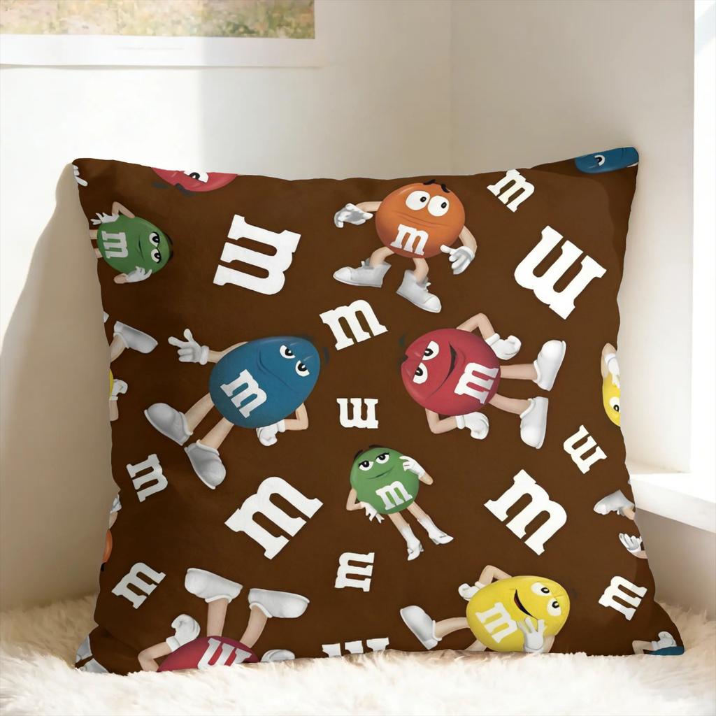 Pillow Cover Cartoon MMMS Cute Kawaii Pillow Case For Living Room Sofa Pillowcases