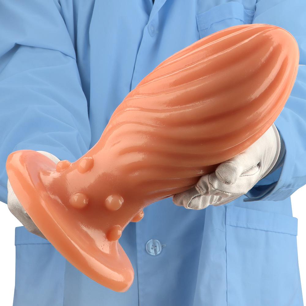 PVC Anal Plug Smooth Butt Plug Prostate Massager Adult Sex Toy for Men Women Fisting 18+