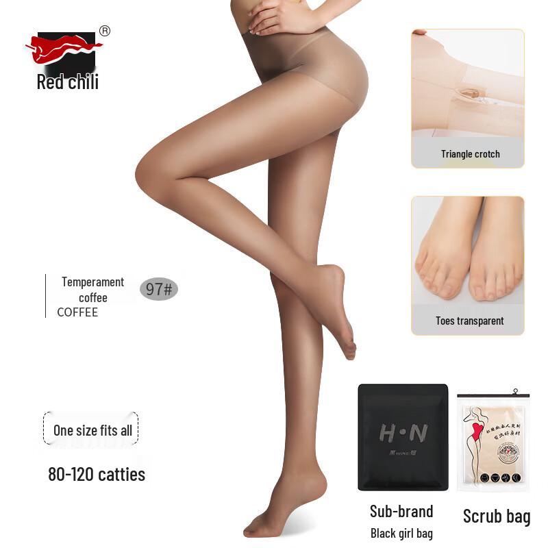 Red Pepper 15D Sheer Snag-Resistant Plus Size Pantyhose