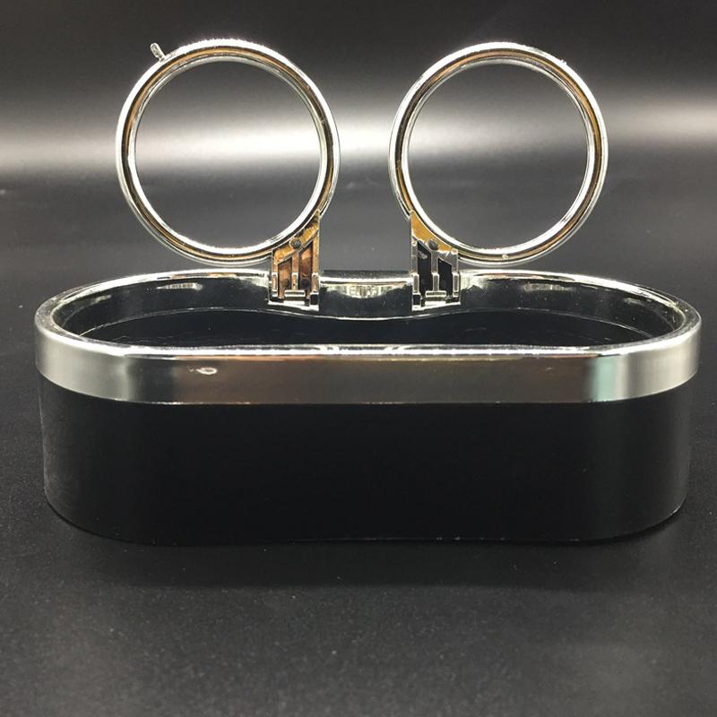 Car Cup Holder Storage Drinking Bottle Mount Stand Organizer Durable for 2 Cups Mount Stand Storage Organizer 2 Cups