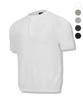 DRIX Washable Linen Muscle Fit Henley Neck Half Knit_5 Colors