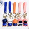 Cute Anime Jujutsu Kaisen Anime Action Figure Keychain Gojo Satoru Kawaii Doll Keyrings for Bag Pendant Key Holder Accessories