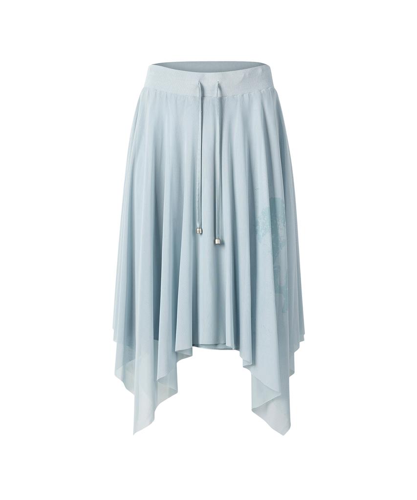 The Vinyl House Mesh Layered Skirt (W) Blue