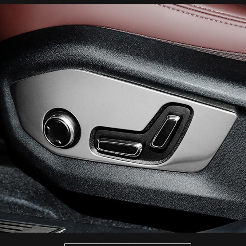 Seat Adjustment Button Cover Panel Stainless Steel Trim For Geely MONJARO KX11 Manjaro 2024 Interior Moulding Accessories