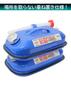 Meltec FZD-5 5L Portable Gasoline Can, Fire Service Law Compliant, KHK [Zinc-Plated Steel Plate], Steel Plate Thickness: 0.8mm, Stackable, Blue