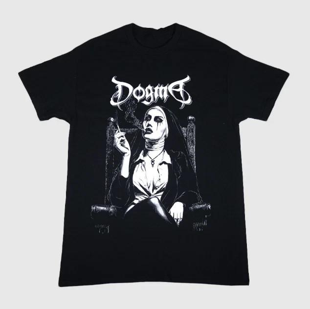 NEW Dogma Smoking Nun Heavy Cotton Black S-5XL T Shirt MC687 XXXXL