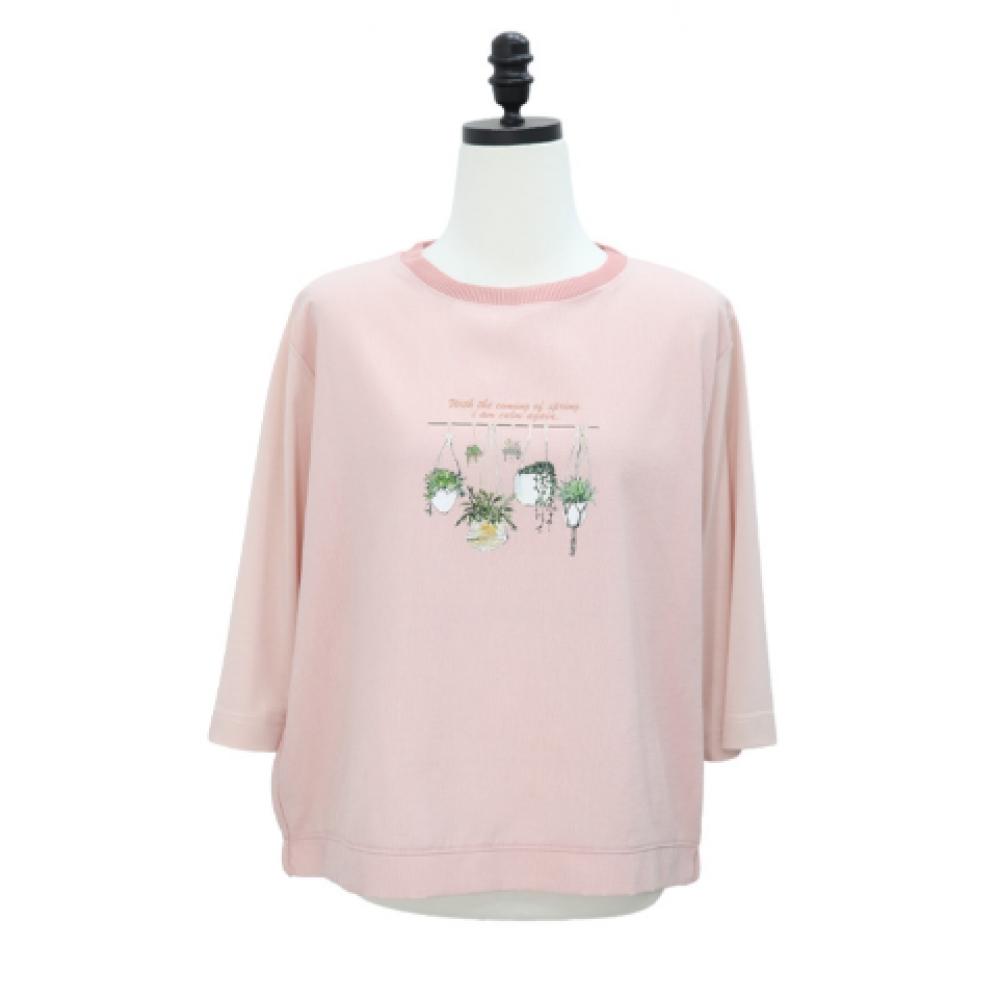 Shiz Madam Women S Secret Garden 3 4 Sleeve Stretch Tee T57542