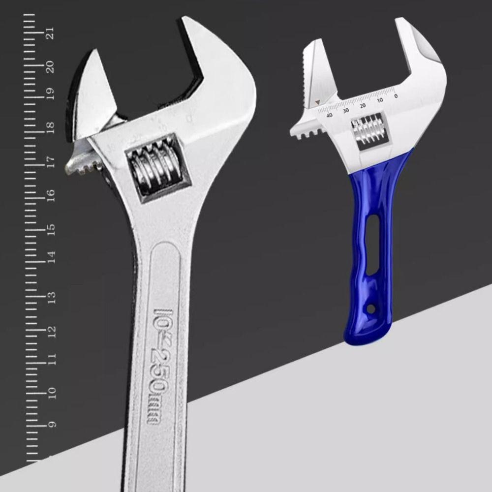 Large Opening Adjustable Wrench Multi-Function Bathroom Wrench Universal Spanner  Repair Tool