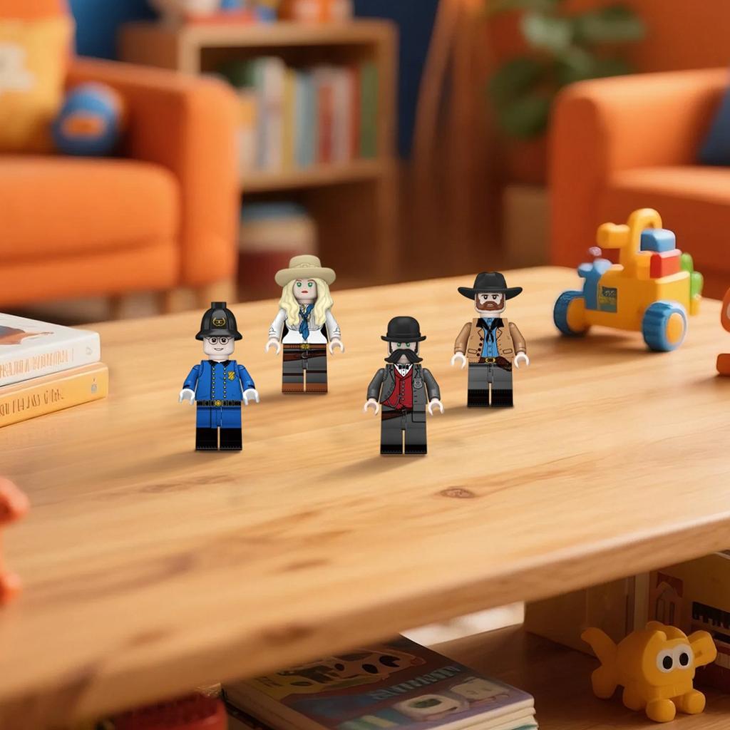 Cute Funny Building Toys Ornaments Children's Gifts