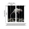 2 pcs, filtering curtains (excluding rods, non-movable, without batteries) Cute Rat Pole Dance Money for use in bedrooms and