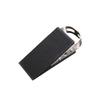 Door Stopper Safe Stainless Steel Rubber Guard for Home 3Pcs Black