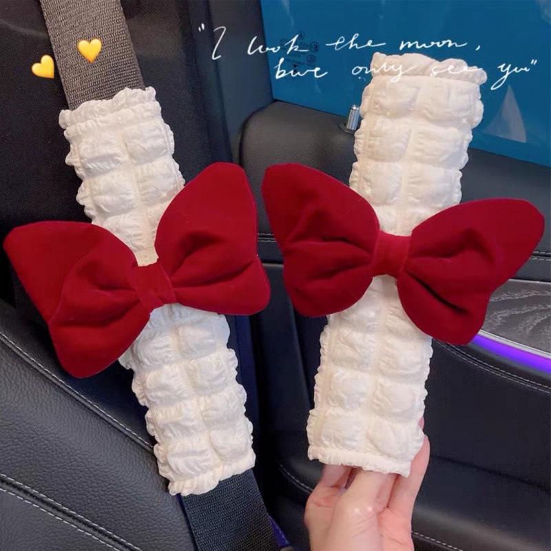 Goddess Car Seat Belt Shoulder Puff Pad - Universal Interior Decoration