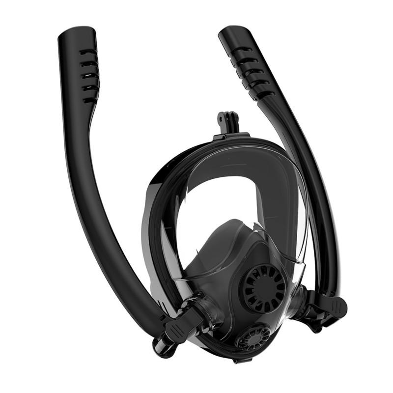 yonsub Panoramic Wide View Mask /& Dry Snorkel Kit for Snorkeling Anti-Leak Dry Top Snorkel Set