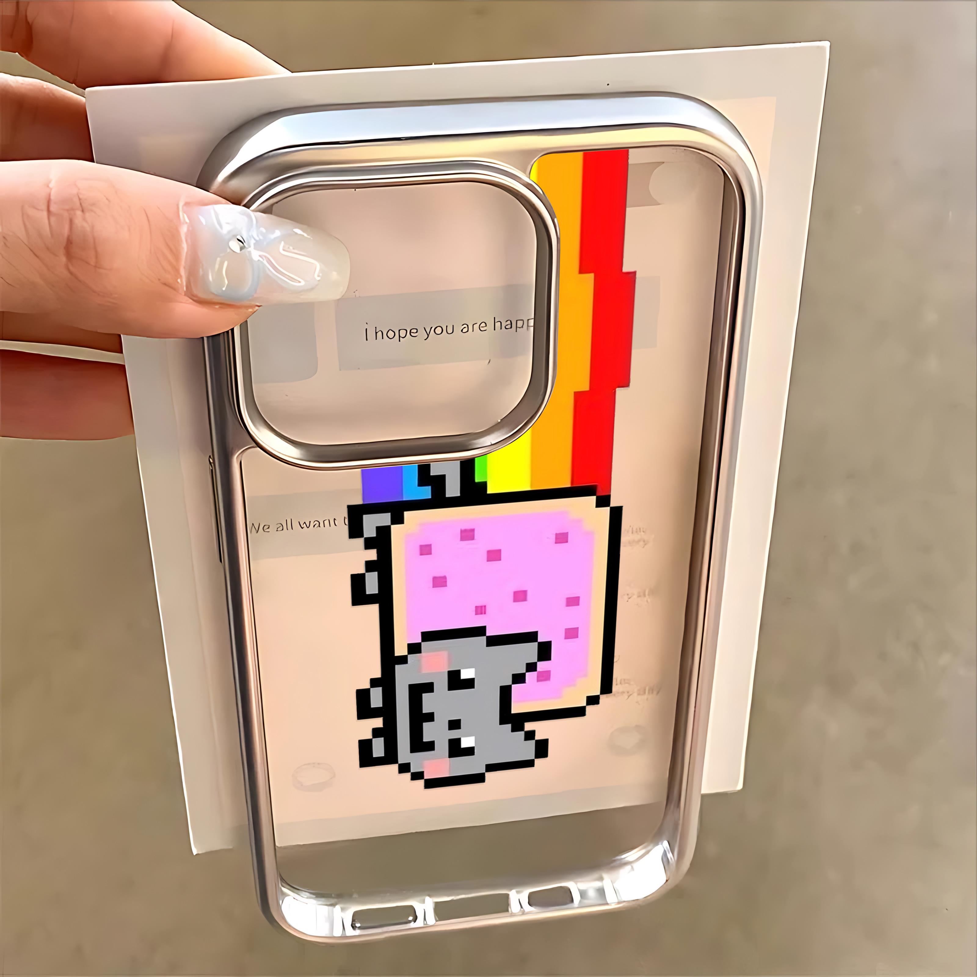 

Милый чехол для телефона N-Nyan Cat для Samsung Galaxy A57 A56 A36 A26 A06 A55 A35 A16 A54 A34 A25 A24 A15 A14 A05S A73 A53 A33 4G 5G Samsung A22 4G