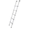 59.4in RV Bunk Bed Ladder Foldable Anti Slip Aluminium Alloy 5 Step Bunk Ladder for Motorhome Trailer Caravan