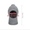 Women Winter Balaclava Hat Mask Neck Integrated Ear Protection Knitted Wool Hooded Cap Fleece Lined Windproof Wool Knit Ski Cap