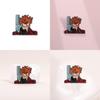 Anime Cartoon Eyecatching Character Brooch Colorful Unique Design For Stylish Decoration