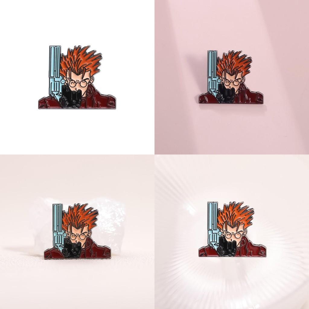 Anime Cartoon Eyecatching Character Brooch Colorful Unique Design For Stylish Decoration