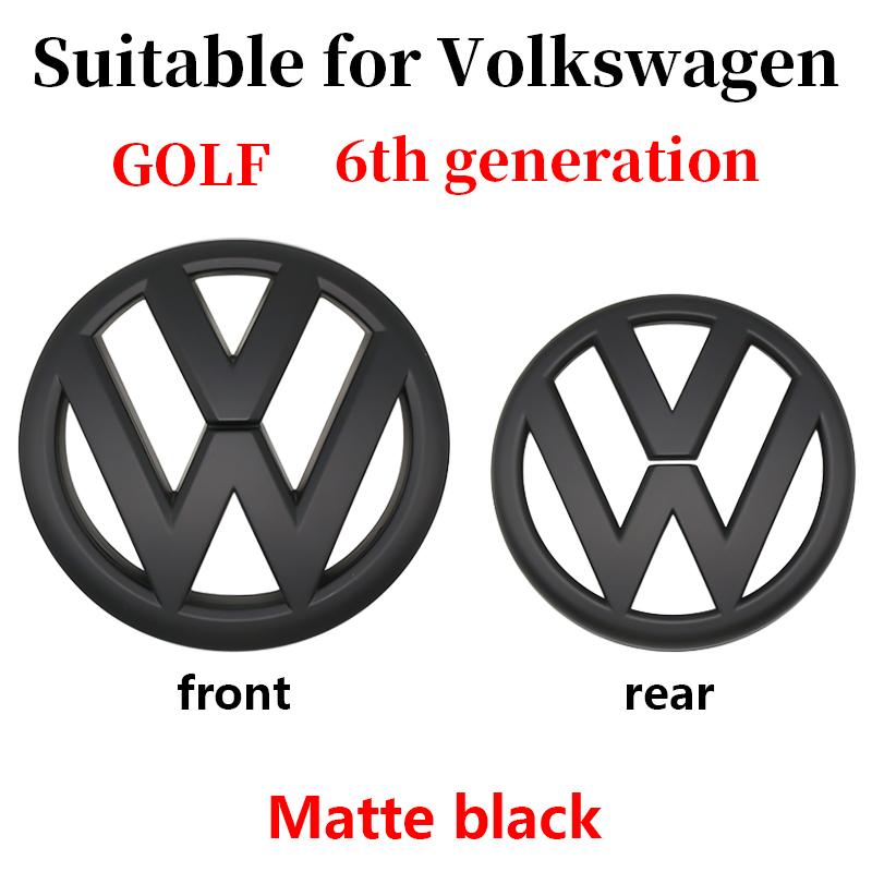 2026 Hot Car Front Grille Rear Trunk Emblem Lid Cover Logo Sticker Badge Decoration Accessories For Volkswagen VW Golf 6 MK6 2009-2012 ES1