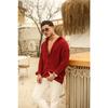 Men's Summer Textured Aerobin Oversize Shirt