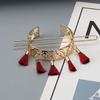 [Retro Tassel] Floral Hollow Retro Tassel Hairpins | Hair Accessories